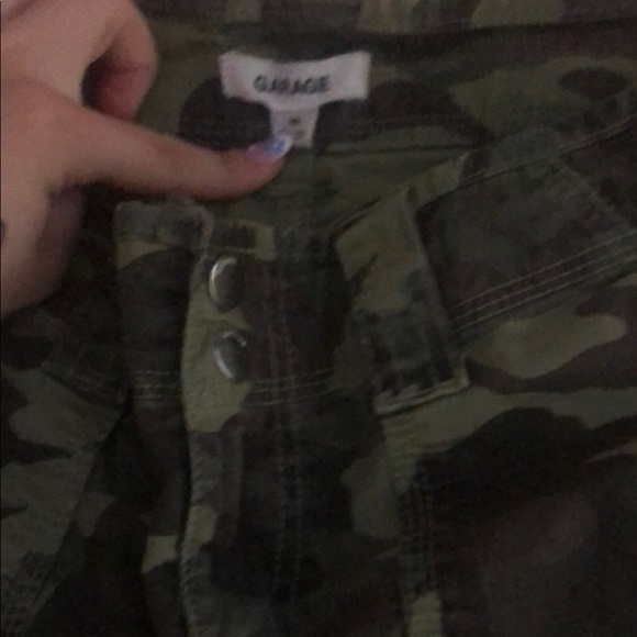 Garage Green Camouflage Pants - Picture 2 of 5